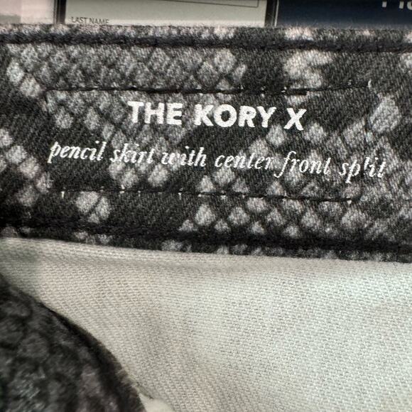 AG Adriano Goldshmied $215 The Kory X Pencil Skirt Front Slit Size 26R - Picture 6 of 9